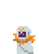 Summoner mob raising a staff