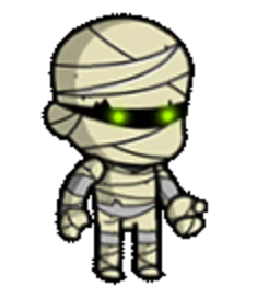 Click Hero! mummy attacking