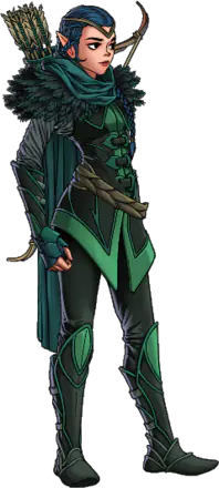 Raven idle animation
