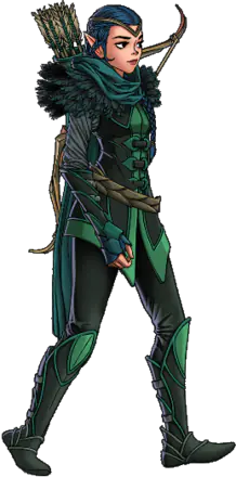 Raven walk cycle